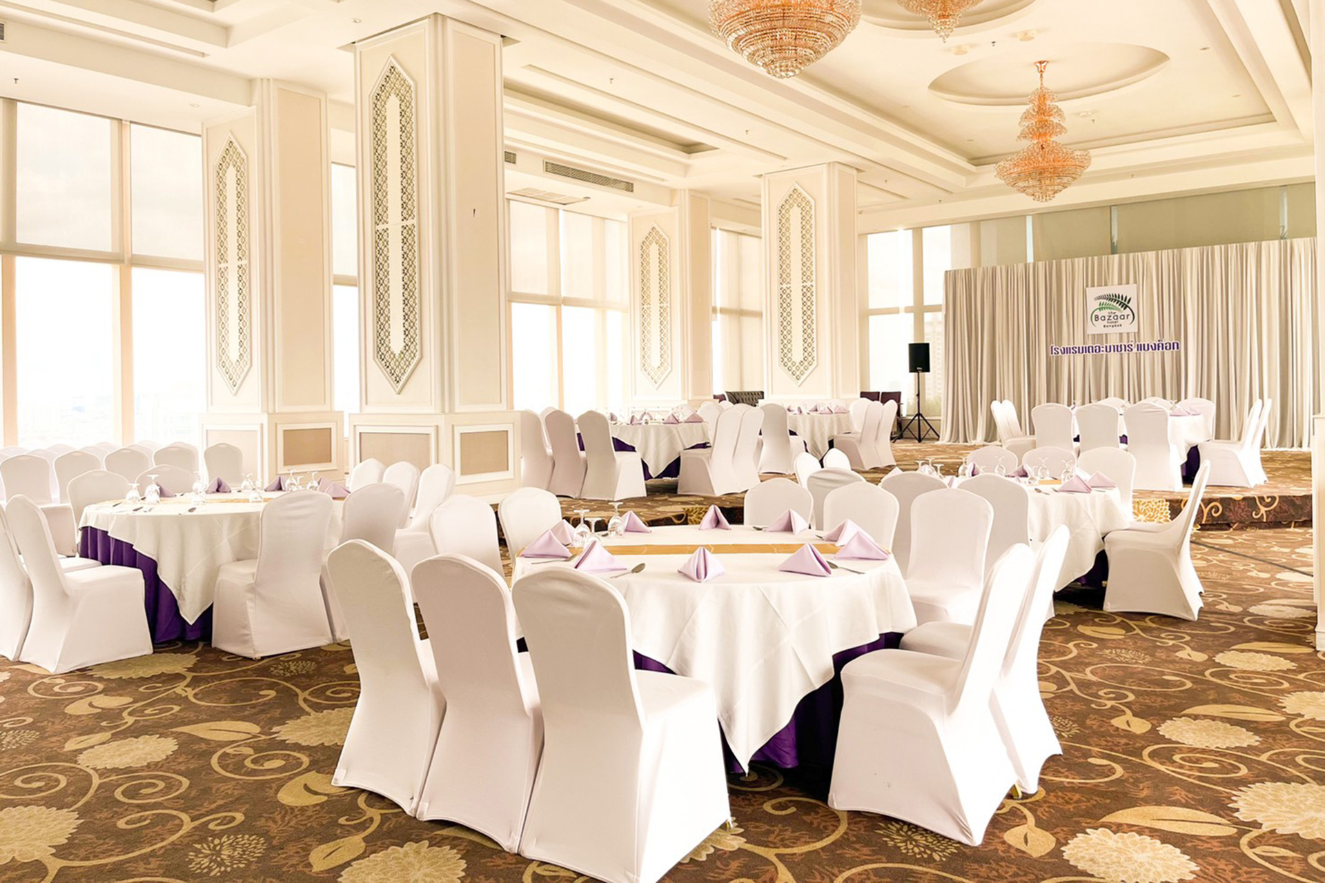 สถานที่จัดงานแต่งงานจตุจักร The Bazaar Hotel