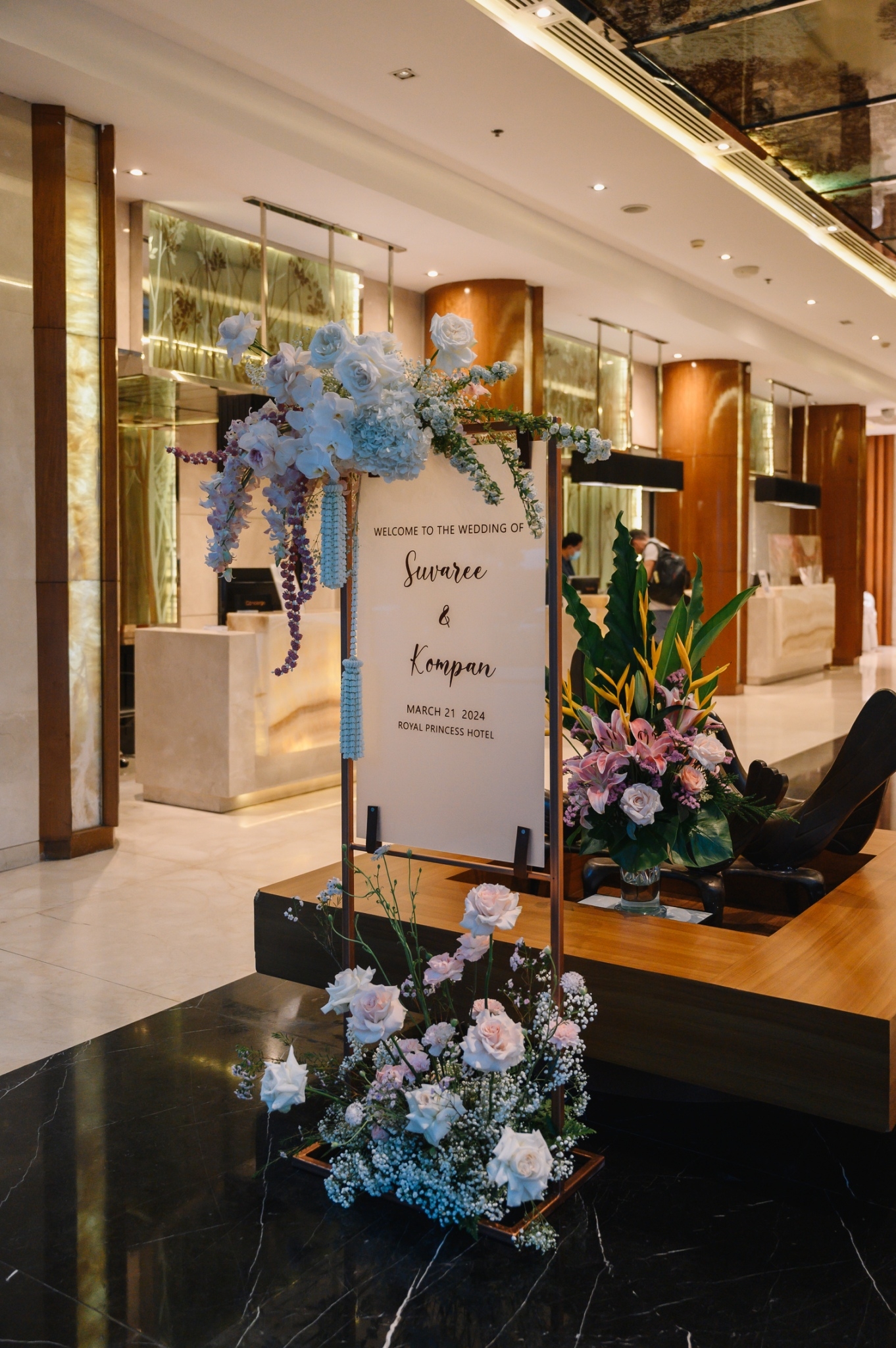 โรงแรมรอยัลปริ๊นเซส หลานหลวง รีวิวงานแต่งงานคุณต่อและคุณออย