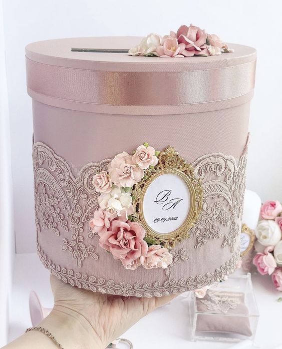 กล่องใส่ซองงานแต่งแบบทำเองสไตล์วินเทจหวาน ๆ ทำง่าย ตกแต่งได้หลากหลายแบบ-2