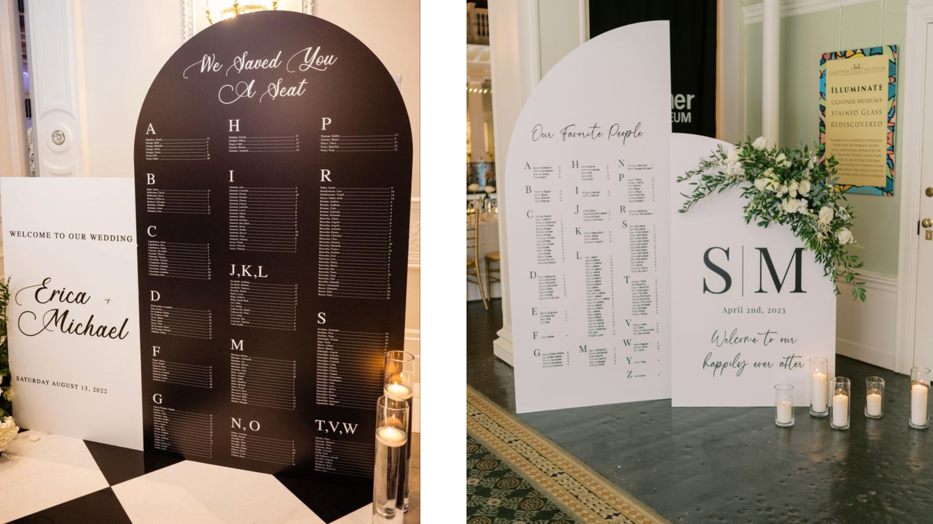 จัดโต๊ะงานแต่งด้วยแผนผังโต๊ะจากกระดานความน่ารักที่ออกแบบเองได้