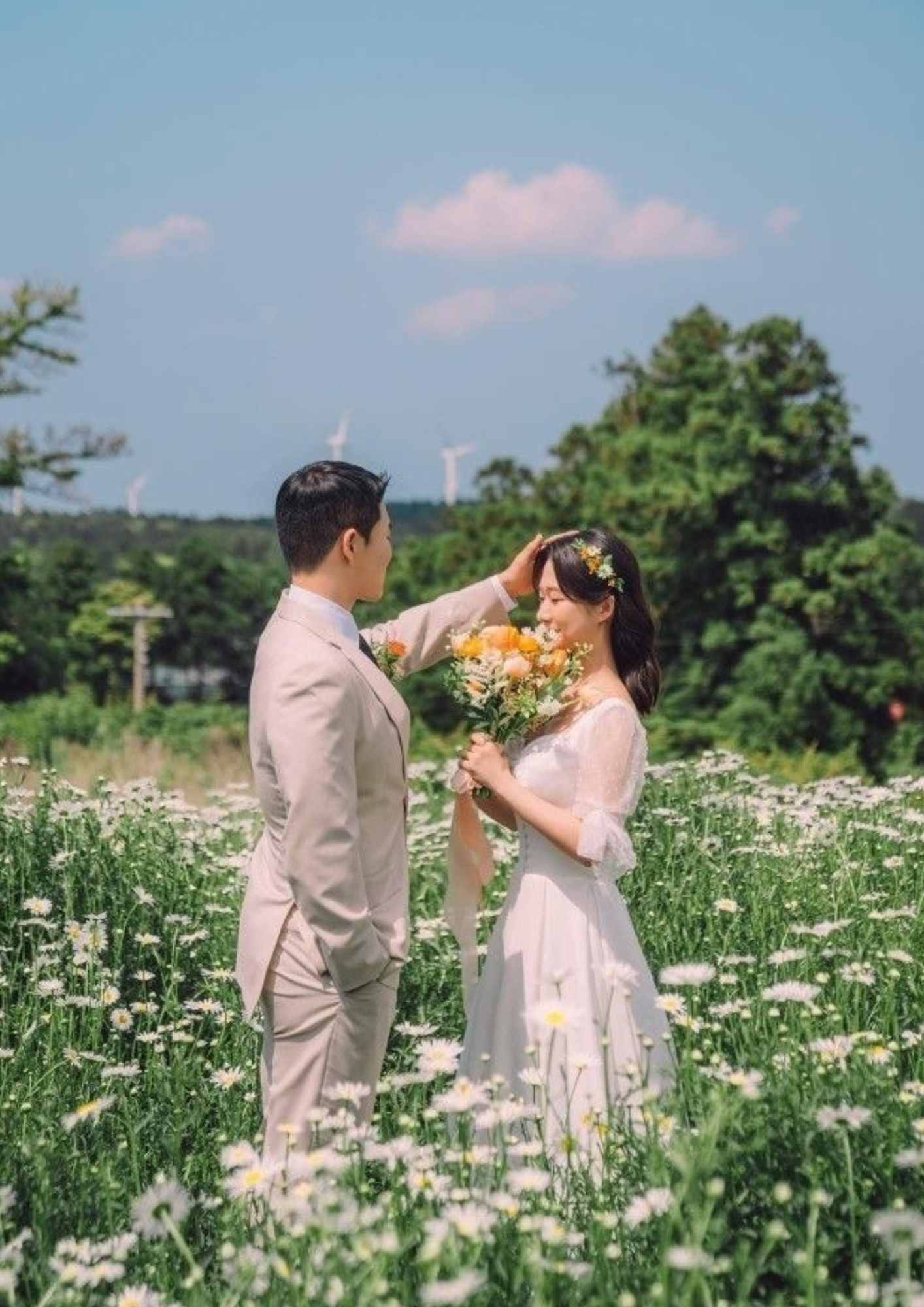 ท่าถ่ายพรีเวดดิ้งที่เต็มไปด้วยความอ่อนโยน