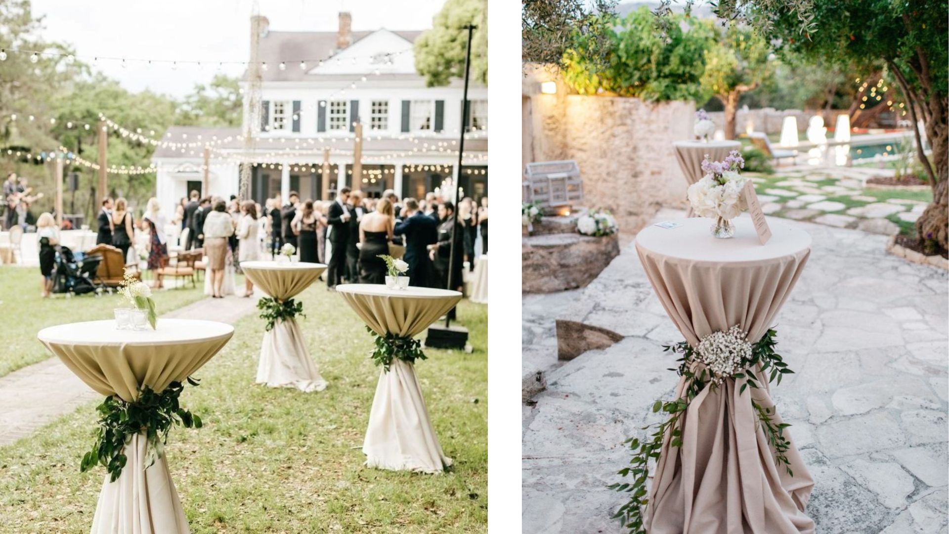 แผนผังโต๊ะแบบยืนเตรียมพร้อมปาร์ตี้สุดมันส์