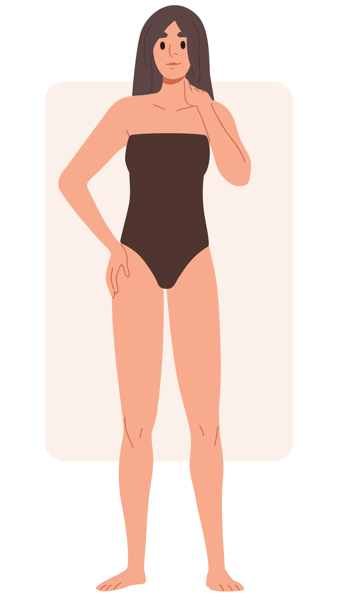 สาว ๆ ที่มีรูปร่างตรงควรเลือกชุดแต่งงานที่มีความพอง ๆ รายละเอียดเยอะ ๆ