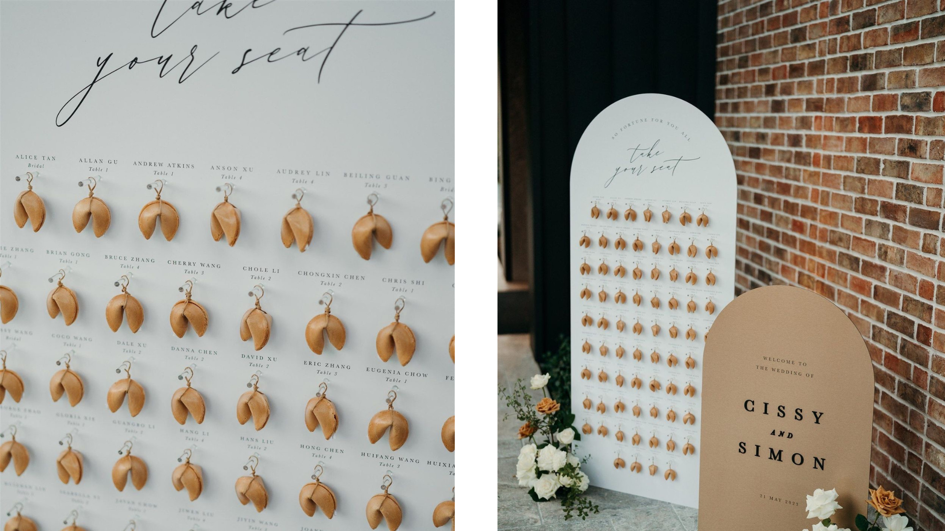 จัดโต๊ะงานแต่งด้วยแผนผังโต๊ะจากคุ๊กกี้เสี่ยงทาย ลุ้นรักลุ้นรางวัล