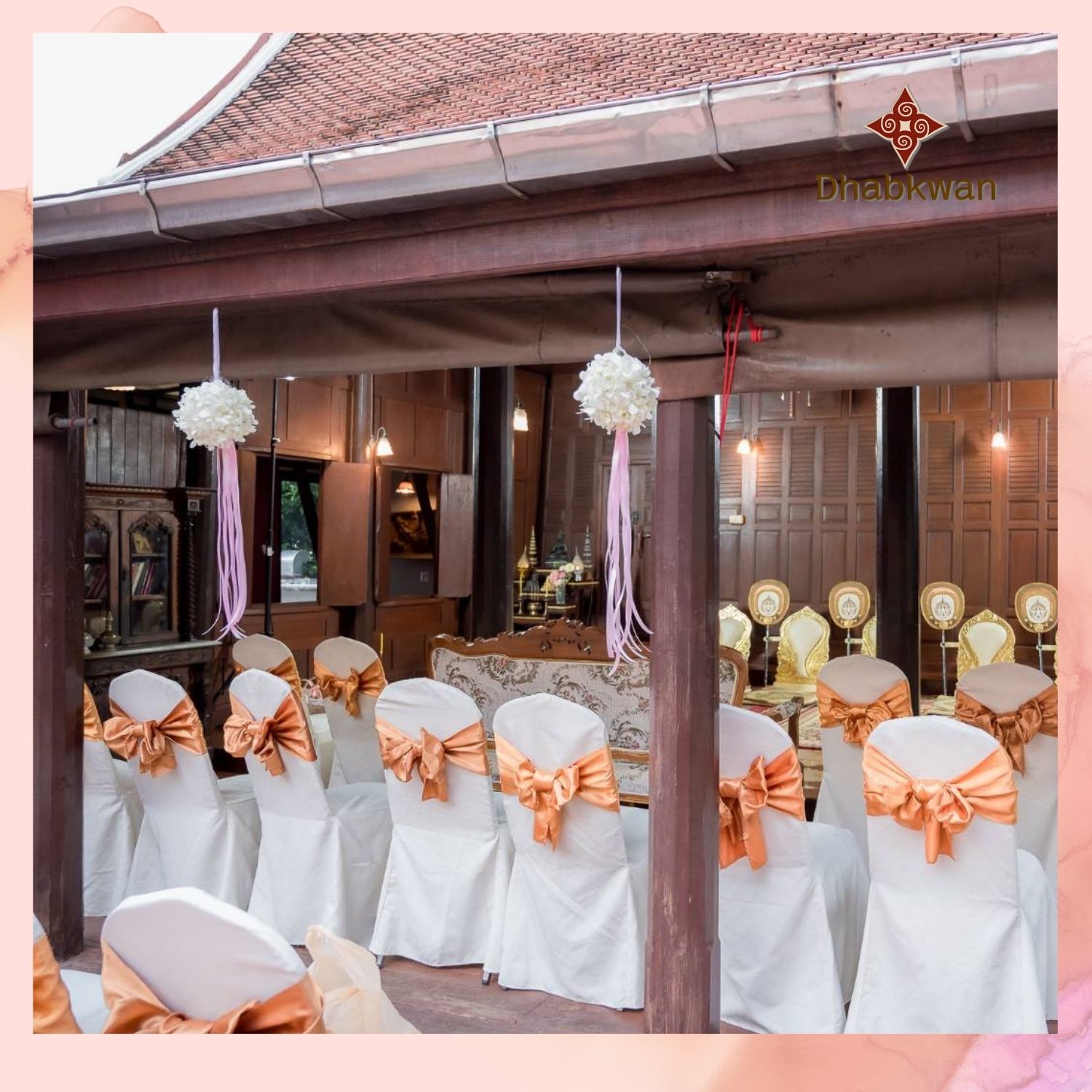 ทับขวัญ รีสอร์ท & สปา มีพื้นที่จัดพิธีช่วงเช้าหรือพิธีแบบไทย ๆ