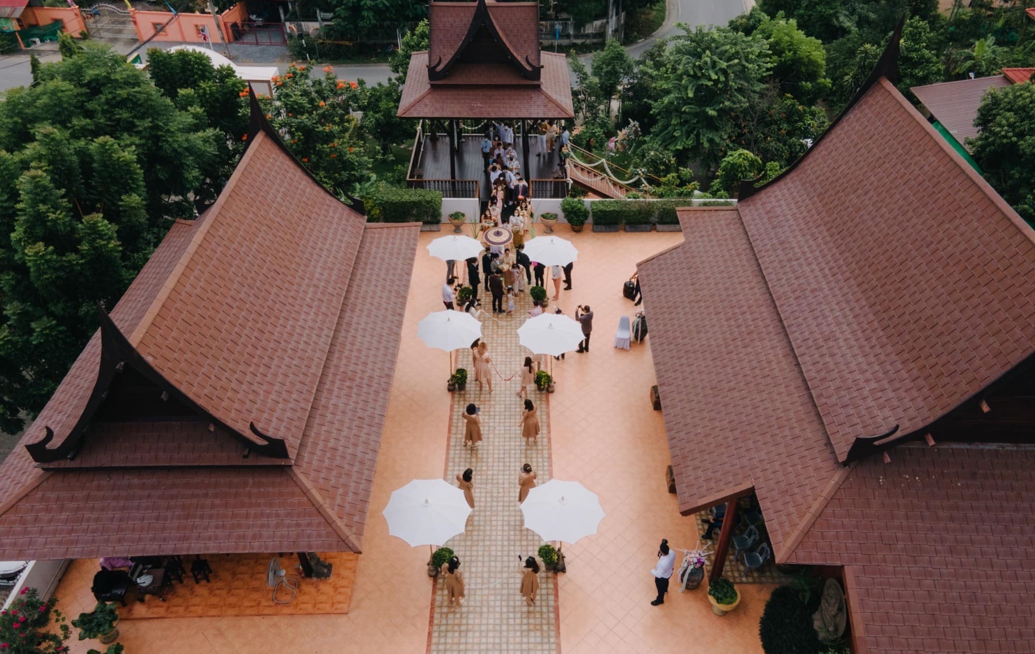 เรือนนพเก้า พระราม 5 เรือนไทยหมู่หลังงาม จัดงานแต่งได้อย่างสะดวกสบาย