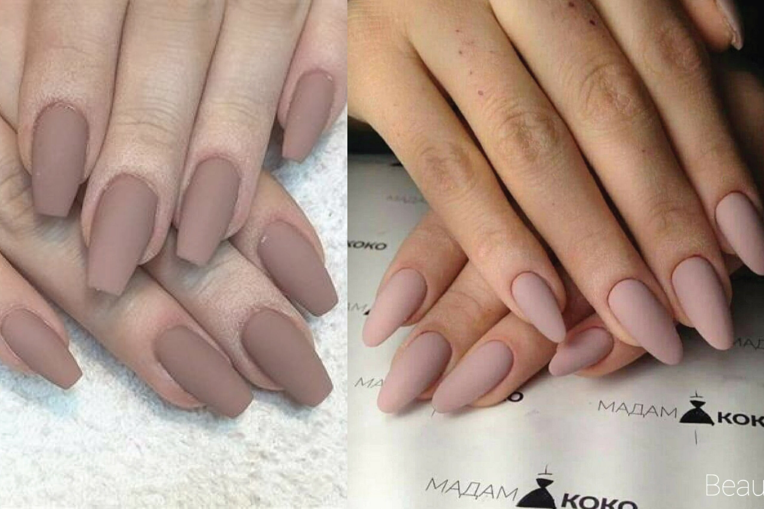 เล็บเจ้าสาวสีแมท