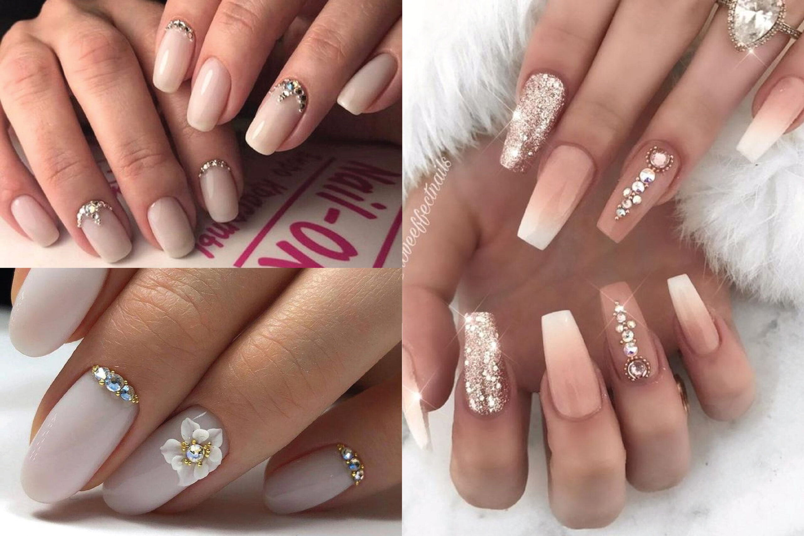 สีเล็บเจ้าสาวเรียบหรู