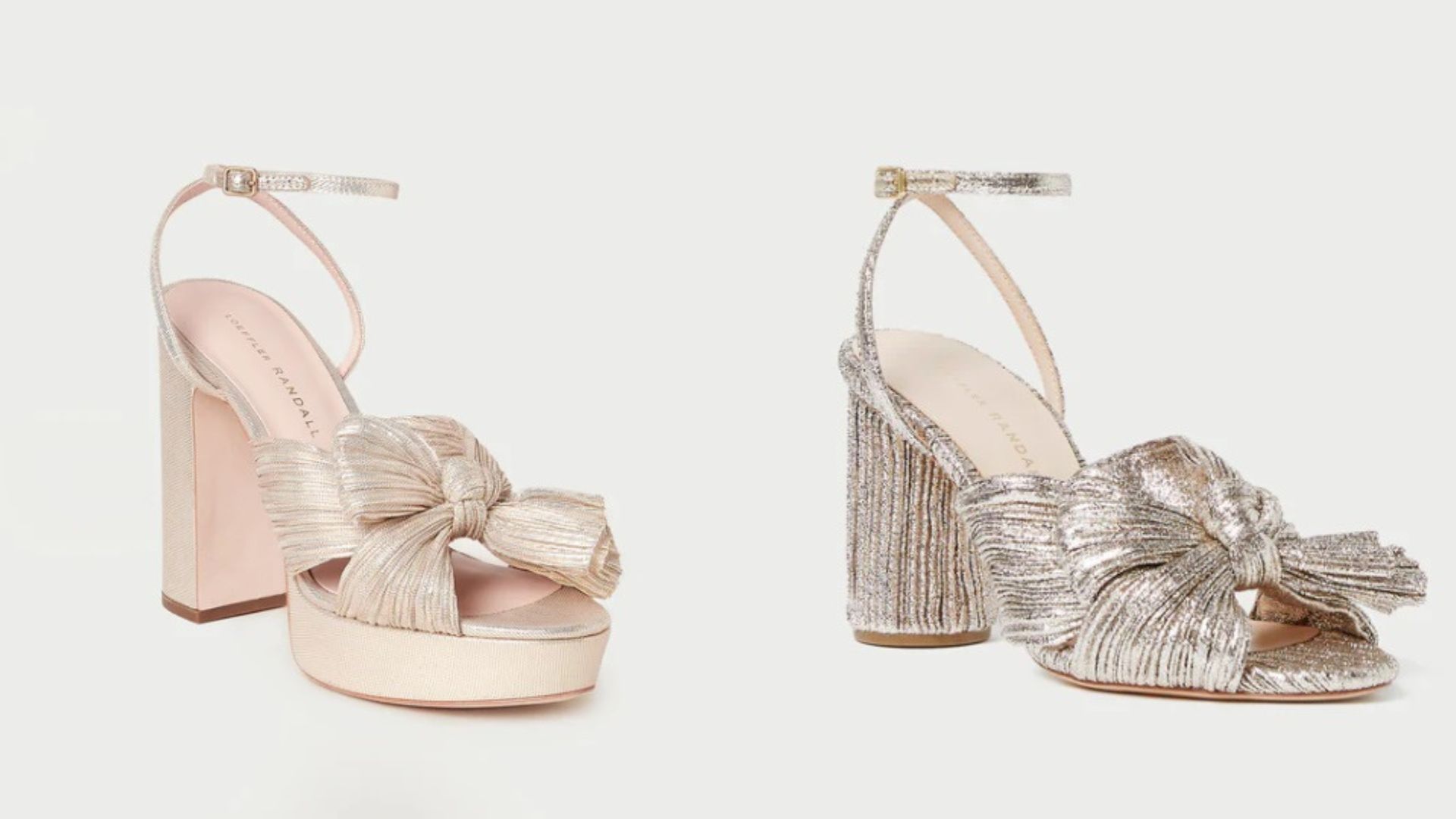 Loeffler Randal รองเท้าเจ้าสาวส้นเตารูดใส่สบาย โด่งดังจากดีไซน์โบว์จีบสุดน่ารัก