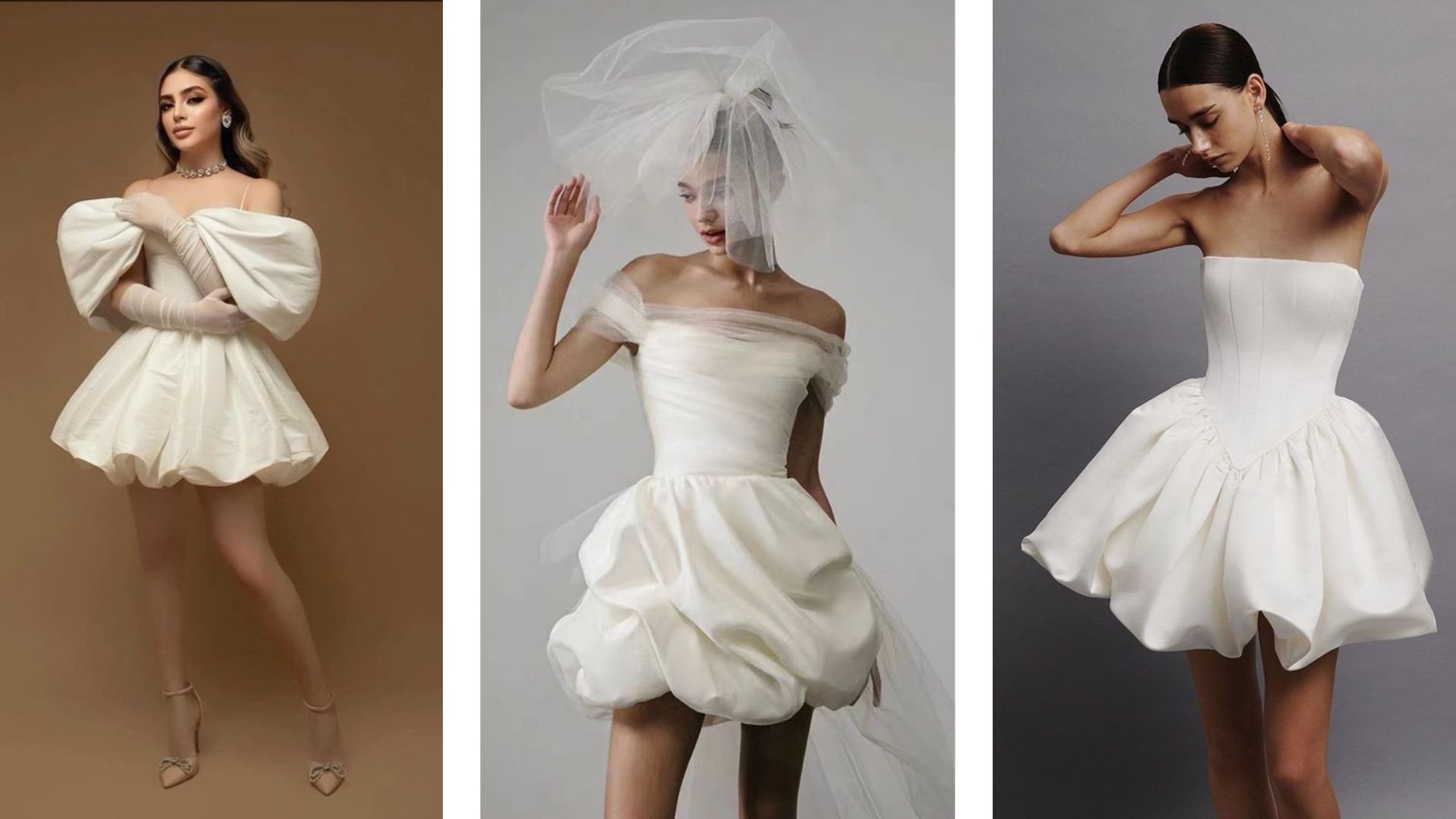 ชุดแต่งงานสั้นแบบเบลเซอร์