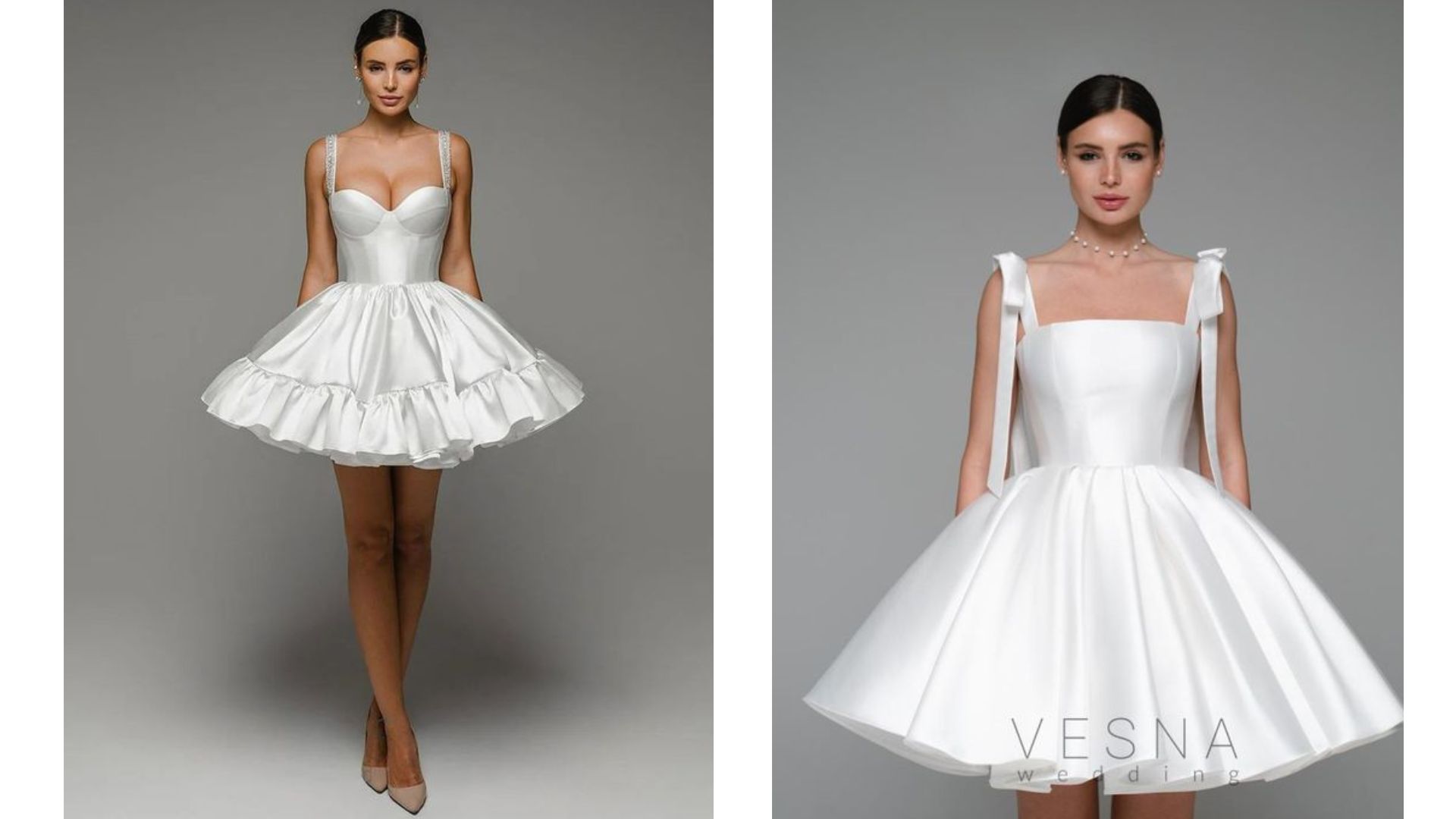 ชุดแต่งงานสั้นทรงบัลเล่ต์