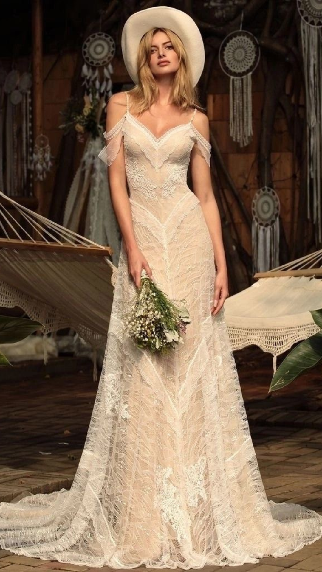 ชุดเจ้าสาวโบฮีเมียนแบบคาวเกิร์ล