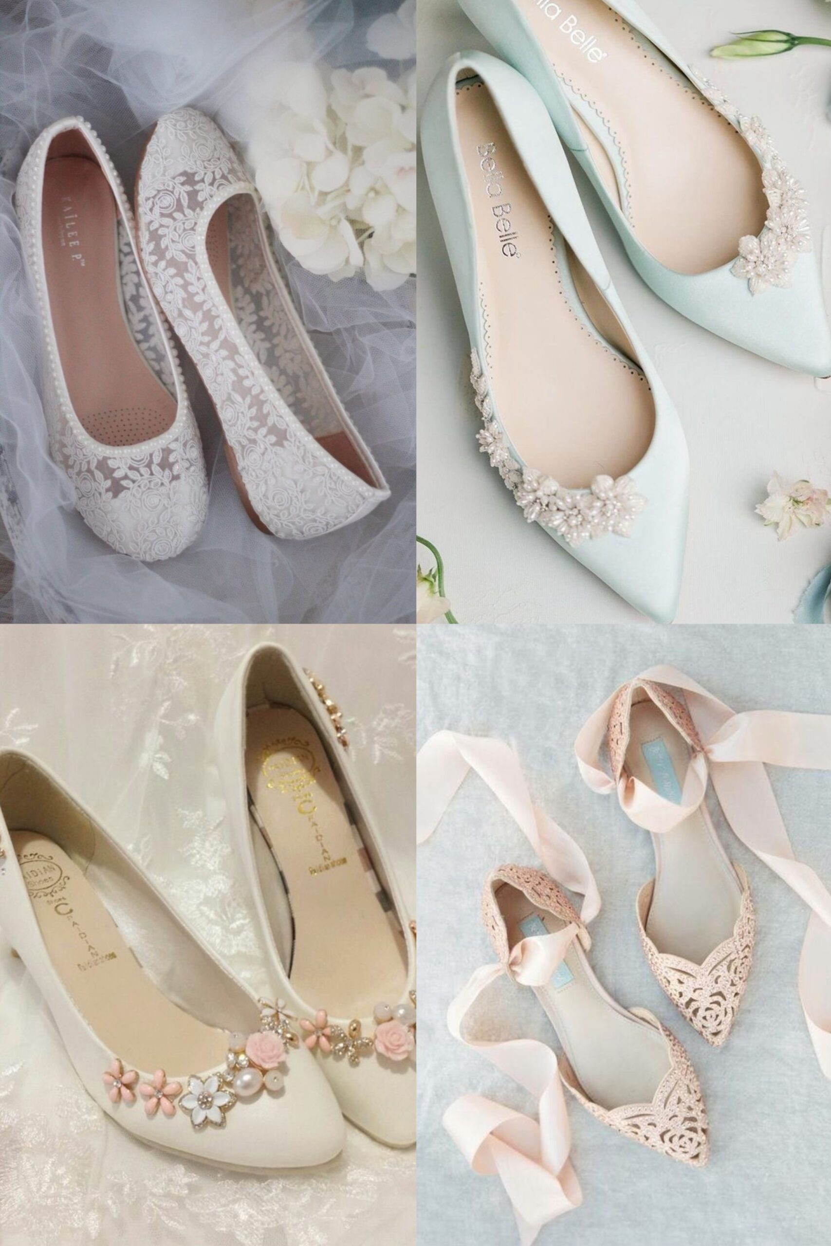 รองเท้าเจ้าสาวแบบแฟลชสวยเด่นไม่แพ้ใคร