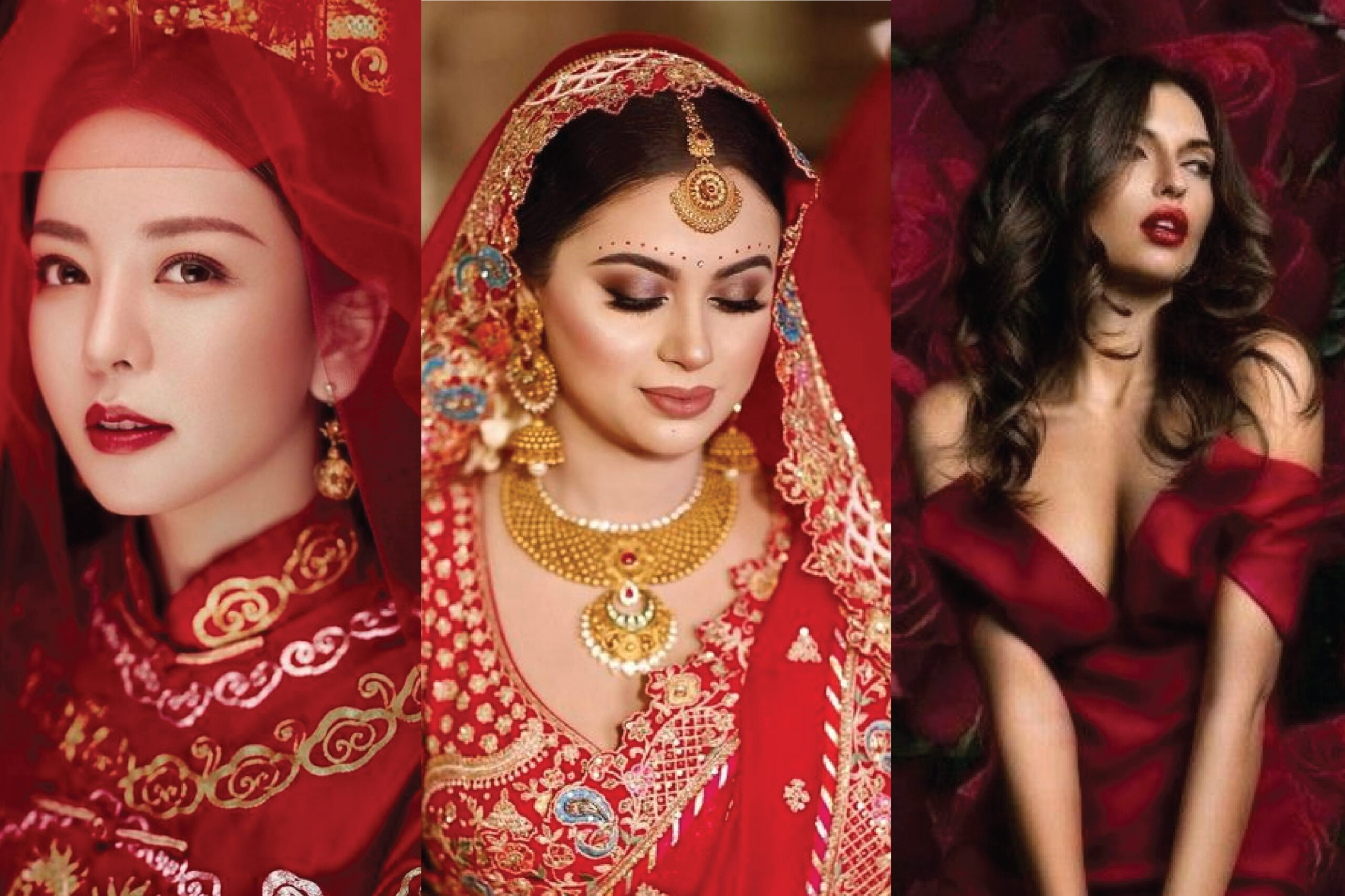 ชุดเจ้าสาวสีแดงยอดนิยม