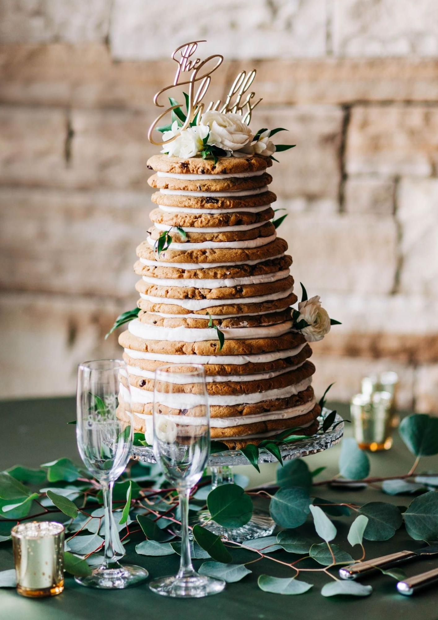 เค้กงานแต่งแบบคุ้กกี้คลาสสิค