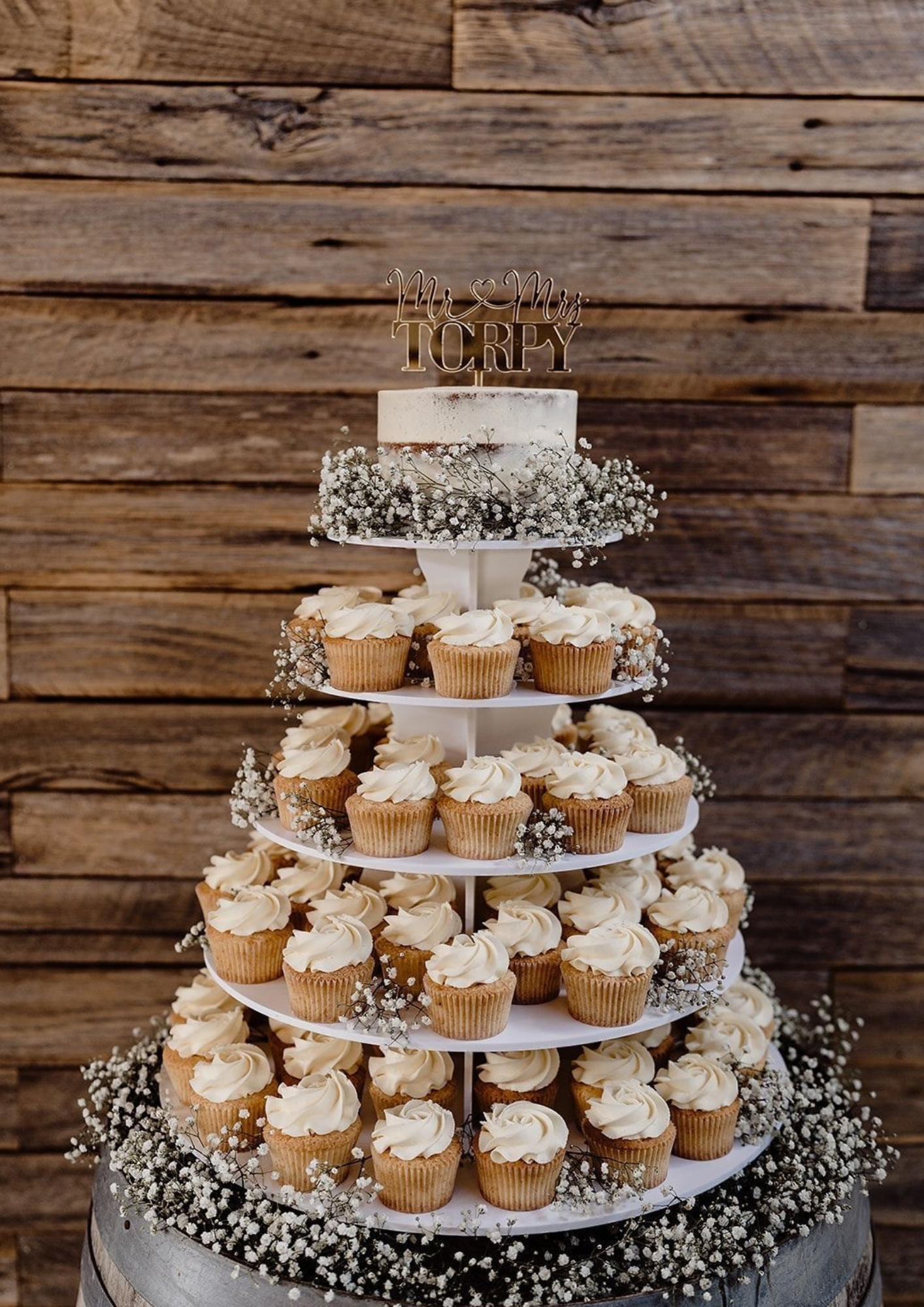 ไอเดียเค้กงานแต่งที่ไม่ใช่เค้กคัพเค้กแสนหวาน