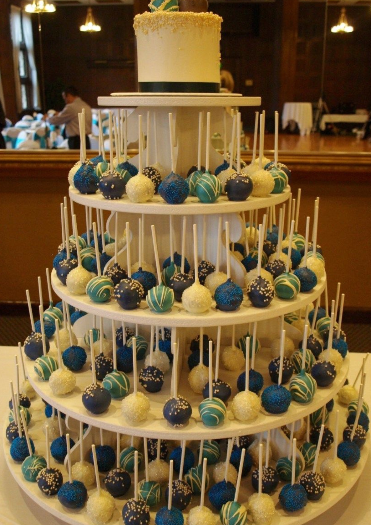 เค้กแต่งงานเค้กป็อบไอเดียสุดน่ารัก