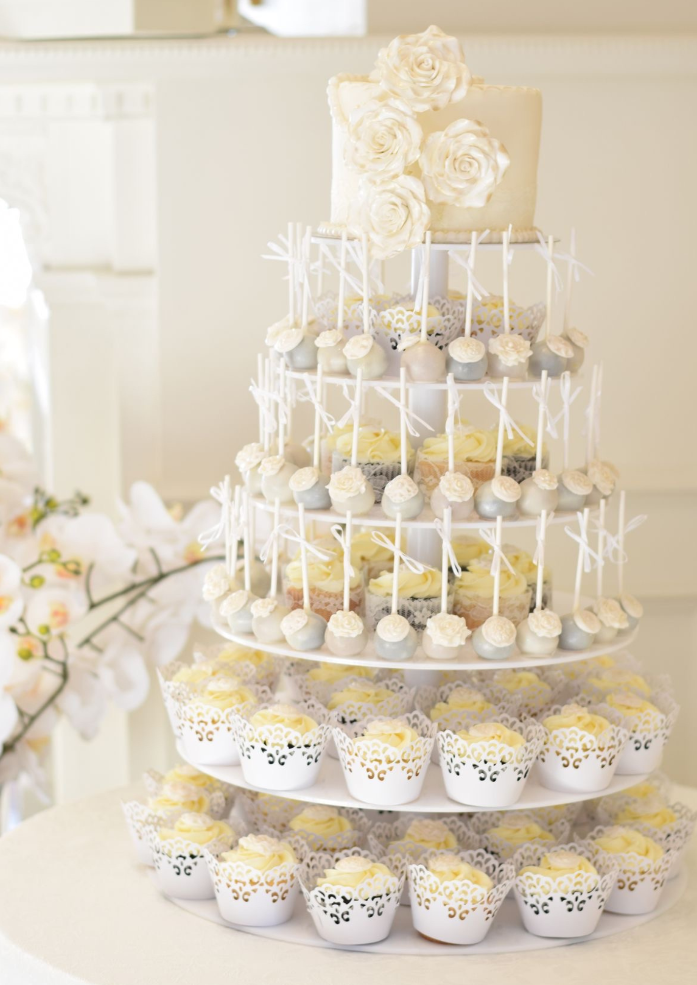 ไอเดียเค้กงานแต่งที่ไม่ใช่เค้กแบบเค้กป็อบอมยิ้มอิ่มใจ