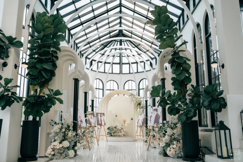 สถานที่จัดงานแต่ง Glass House ที่มีกลิ่นอายของความเป็นยุโรป