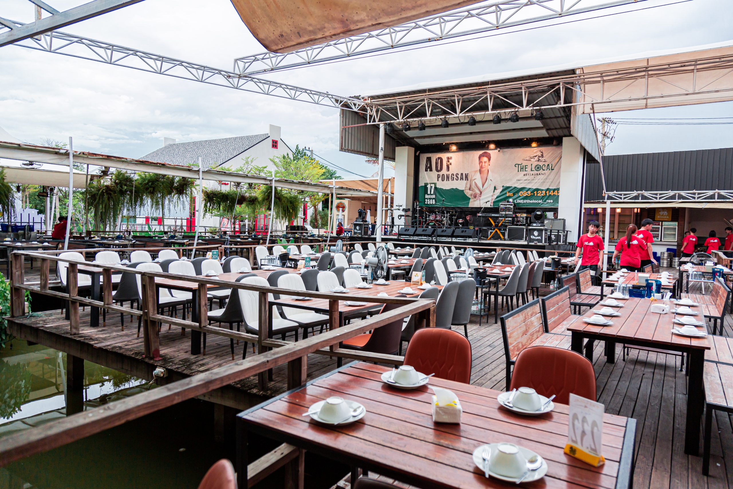 ร้านอาหารจัดงานแต่งในสไตล์ชนบท