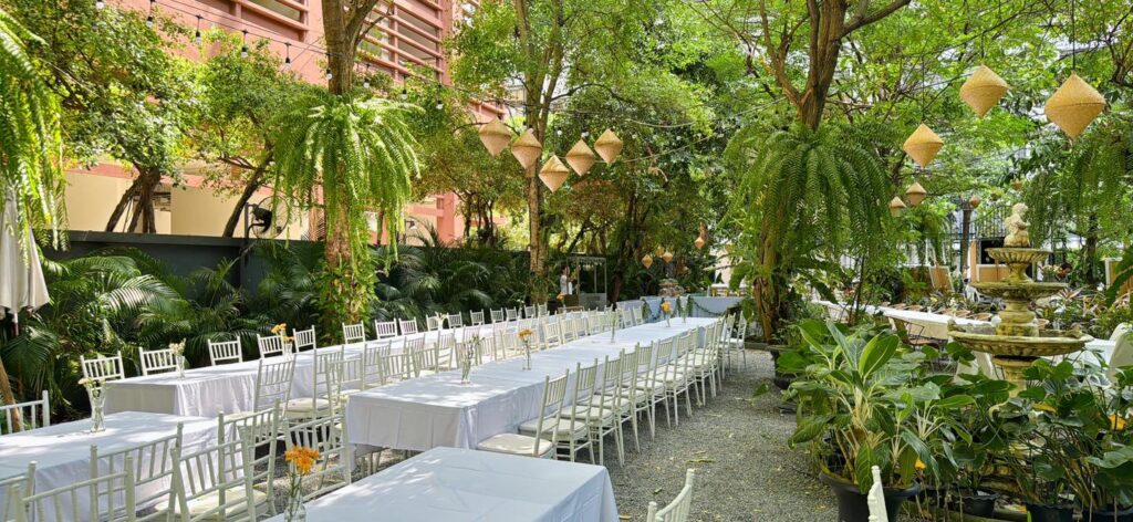 The Gardens of Dinsor Palace สถานที่จัดงานแต่งสไตล์ Rustic ในวังเก่า