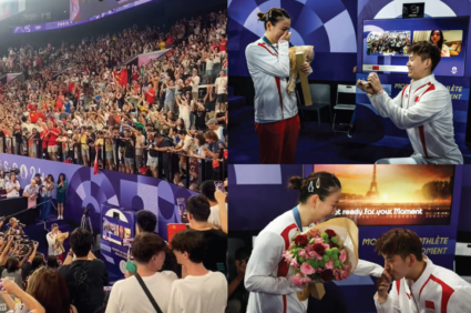 ส่อง 7 โมแมนต์ขอแต่งงานโอลิมปิกเกมส์ 2024 ทำเอาใจฟูกันทั่วโลก