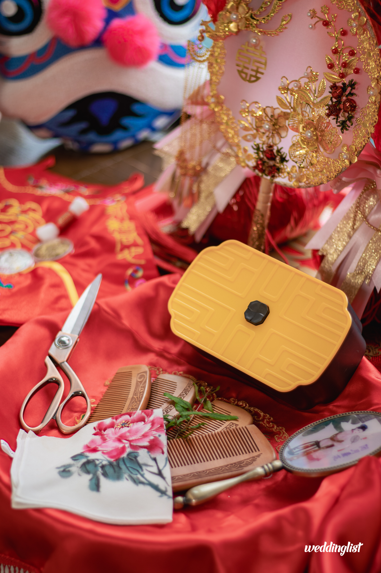 ข้าวของเครื่องใช้ในงานหมั้นพิธีจีนของฝ่ายเจ้าสาว