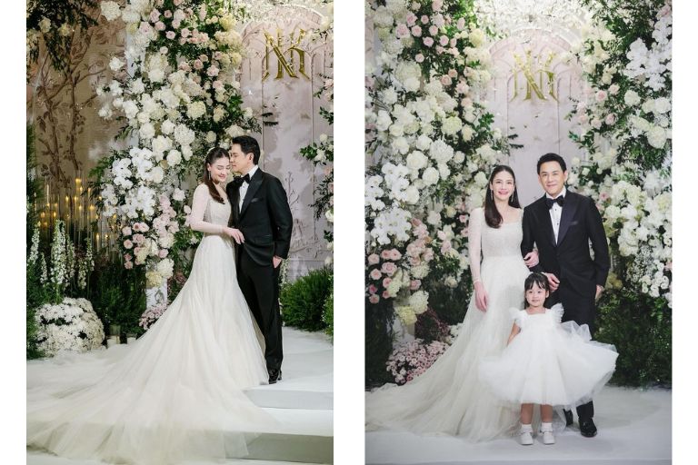 คุณฟลุค เกริกพล & คุณนาตาลี ดาราแต่งงาน 2567
