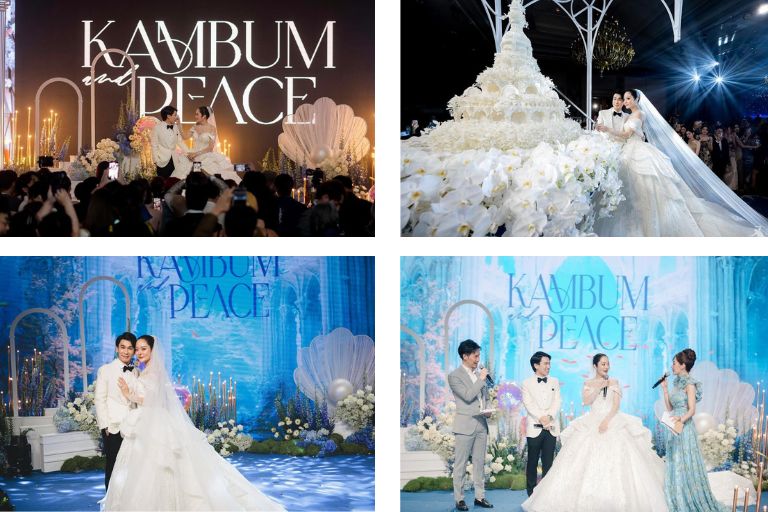 คุณแก้มบุ๋ม & คุณพีท กันตพร งานแต่งงานสุดยิ่งใหญ่ ณ โรงแรมสยาม เคมปินสกี้ กรุงเทพฯ
