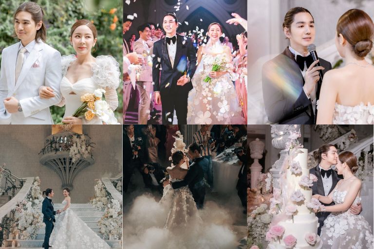 คุณเม้าส์ ณัฐชา & คุณสปอย พิชญดา ดาราแต่งงานสุดยิ่งใหญ่
