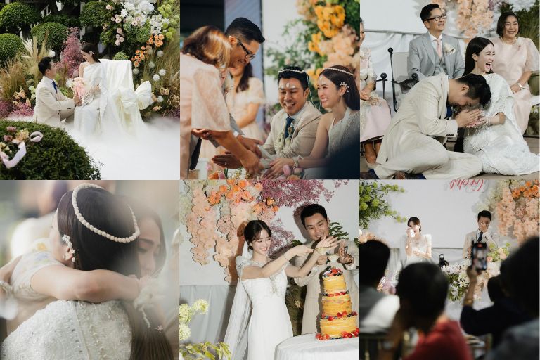 คุณพริม พริมา & คุณต้อม ศิวะกร ดาราแต่งงาน 2567
