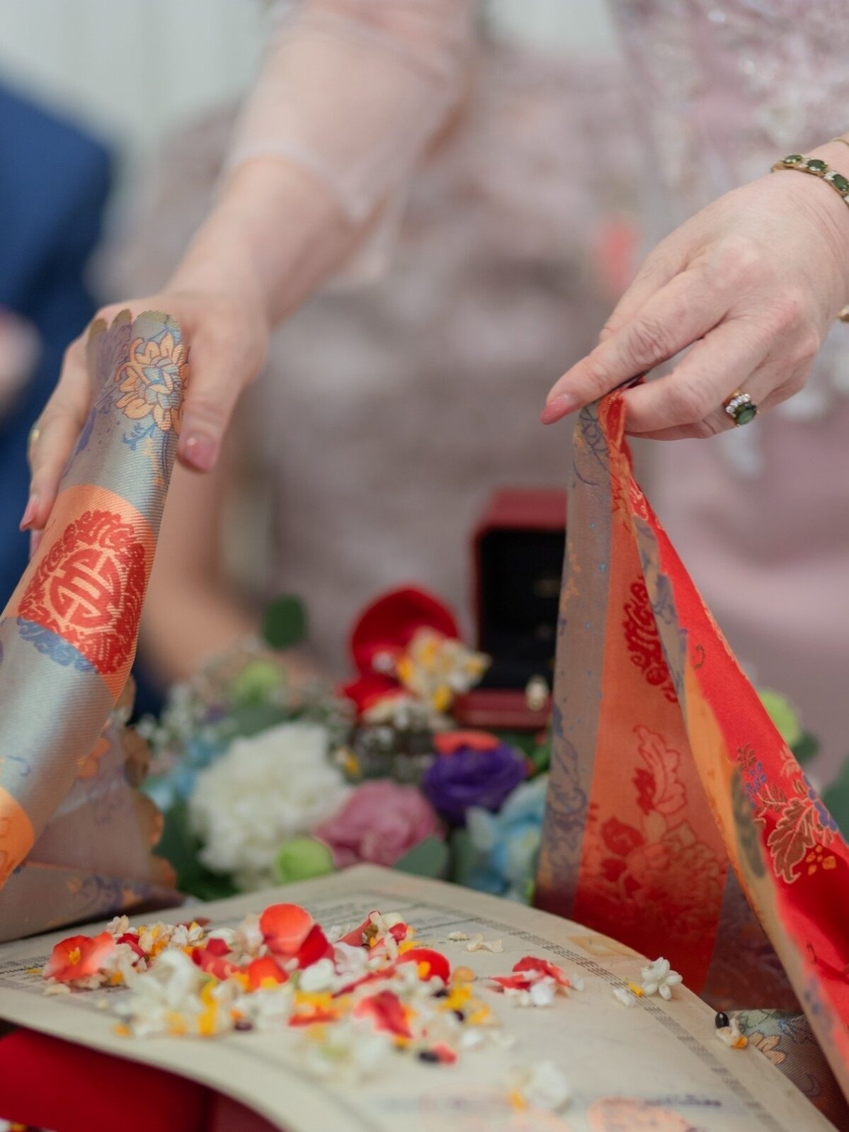 พานสินสอดตามธรรมเนียมจีน