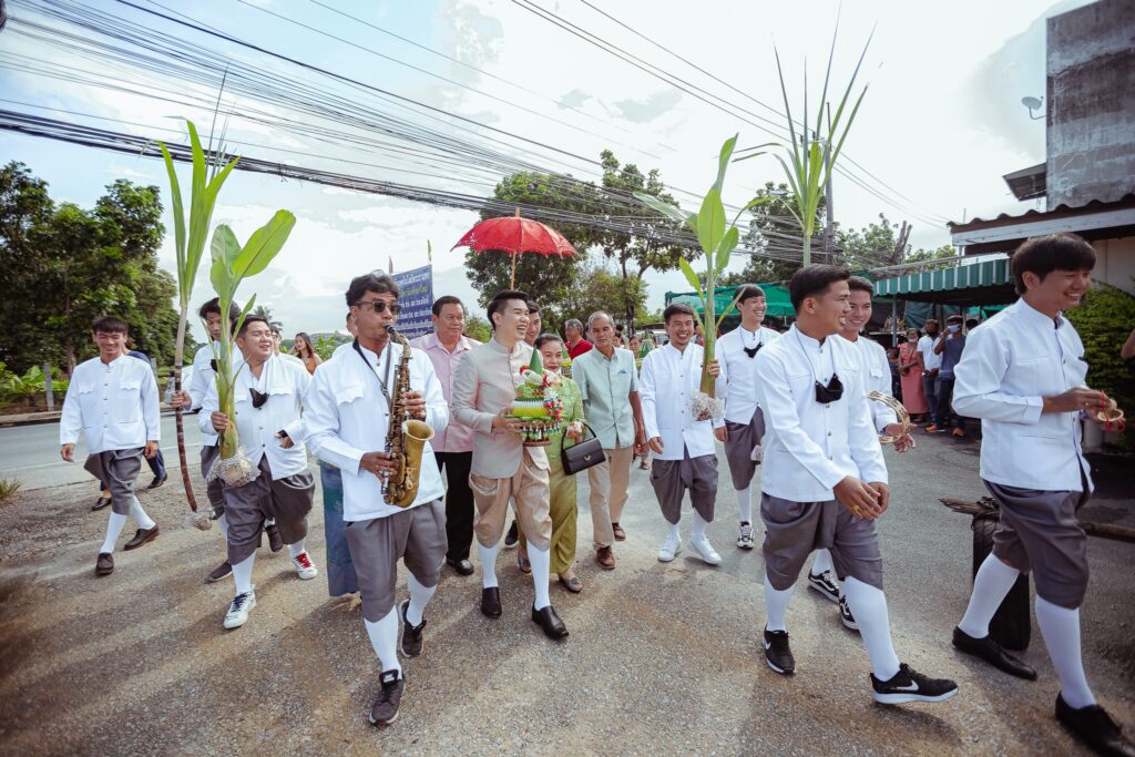 เรือนไทยพุทธมณฑลสาย 2 จัดงานแต่งงานพิธีไทยได้อย่างอบอุ่น