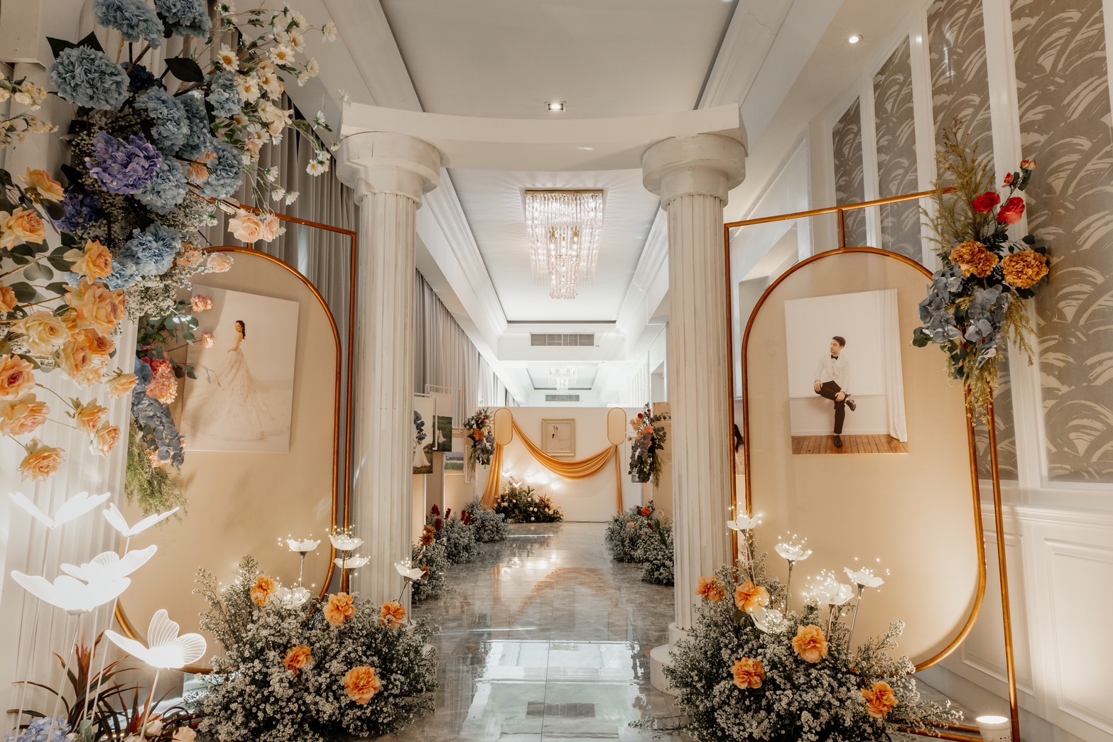 รีวิวแต่งงานการตกแต่งสถานที่ที่สวยเกินคาด