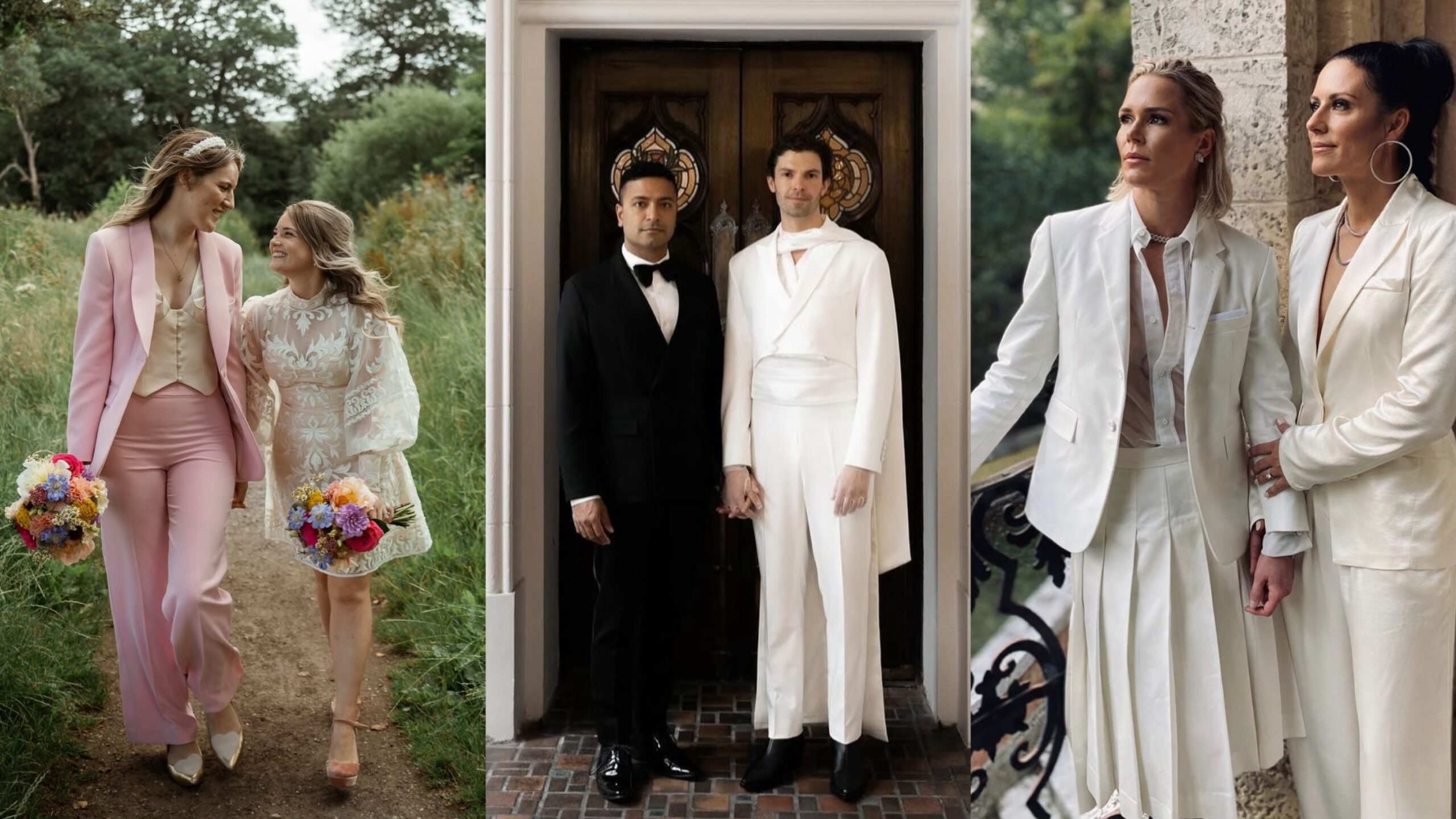 ชุดแต่งงาน LGBTQ+ ในแบบที่เป็นตัวเองพร้อมรับกับวันแต่งงานที่สำคัญของชีวิต