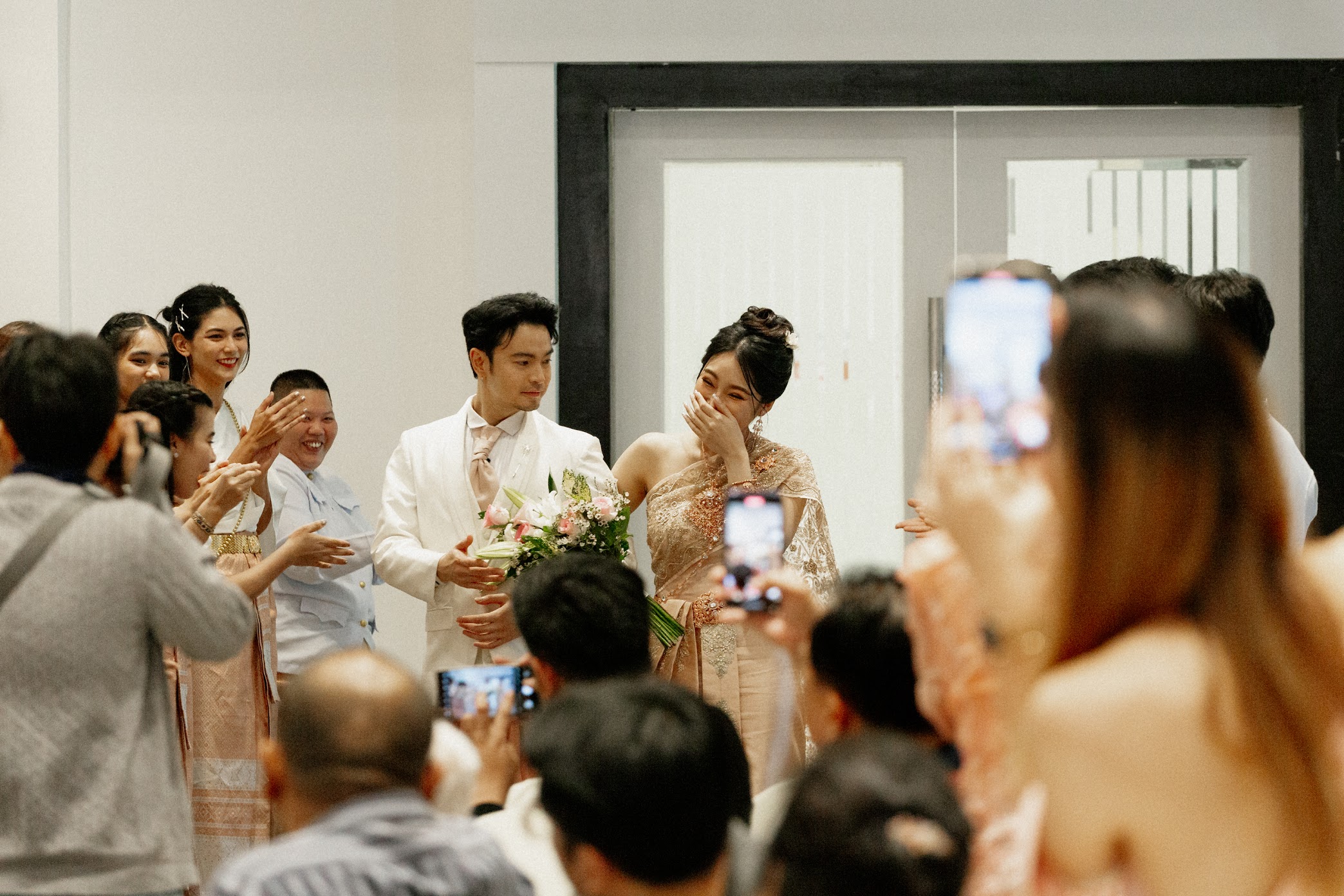 รีวิวแต่งงานของคุณนุชและคุณโฟมในบรรยากาศที่อบอุ่น