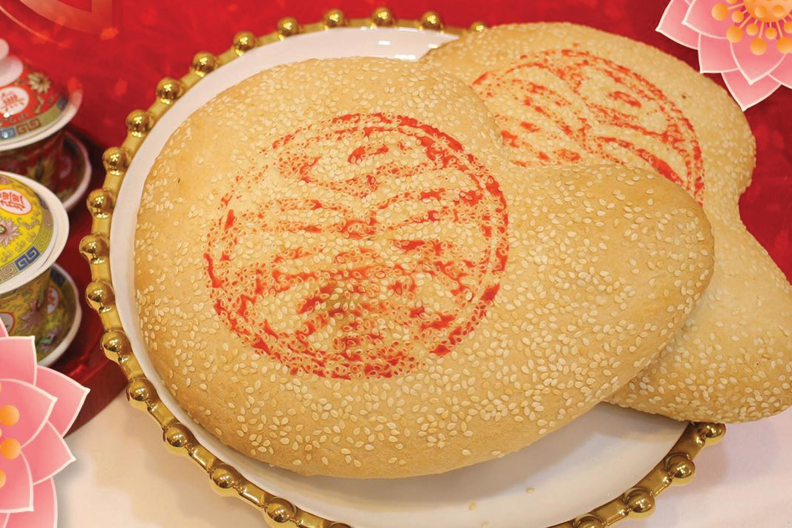 ขนมพกท้อ ขนมรับไหว้งานแต่งจีน