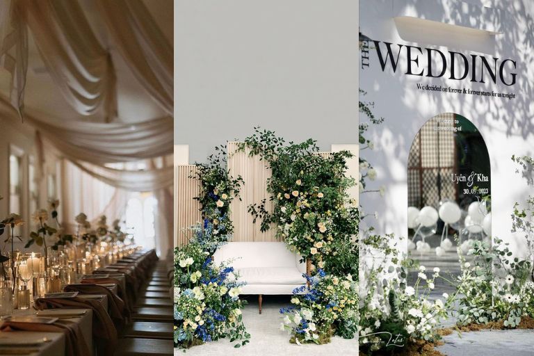 wedding trend 2025 เน้นการดีไซน์พื้นที่ให้เต็มไปด้วยความสวยงาม มีสไตล์เฉพาะตัว