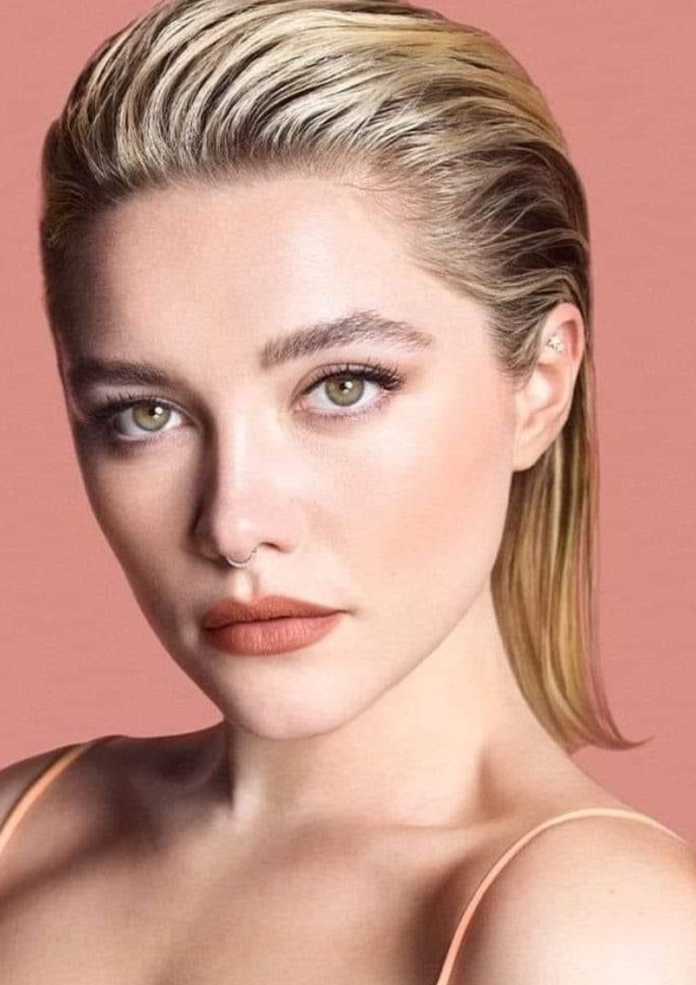 ทรงผมเพื่อนเจ้าสาวผมสั้นรวบผมและแวกซ์ให้อยู่ทรง