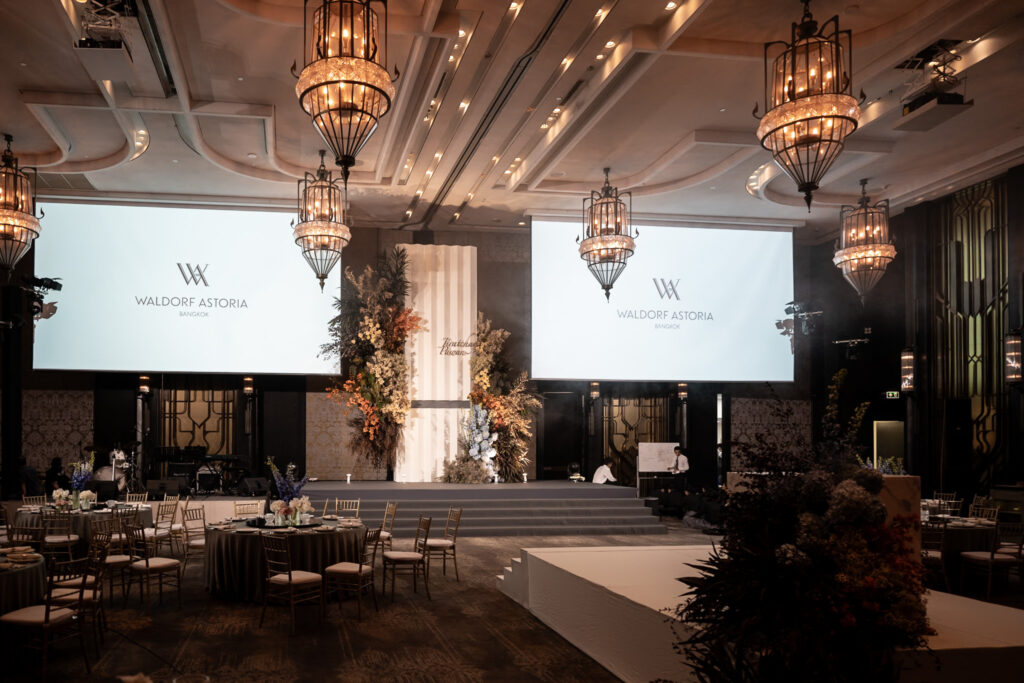 Waldorf Astoria Bangkok สถานที่จัดงานแต่งงานราชประสงค์ แบบ ultra luxury