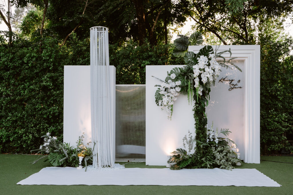 สวนสราญรมย์ ของทางกาลนาน ริเวอร์ไซด์ ต้อนรับบ่าวสาวด้วยมุมสวย ๆ และพื้นที่สวนที่กว้างขวาง