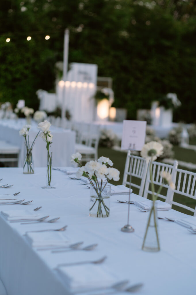 จัดงานแต่งงานแบบ Long table @ kalanan riverside