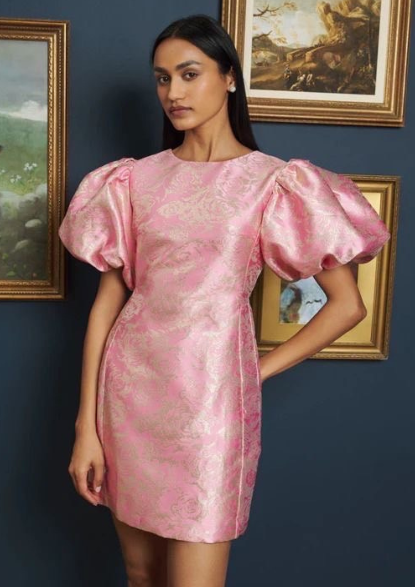 ชุดไปงานแต่งกลางวันแบบเรียบหรูในลุคคุณหนูเรียบร้อย