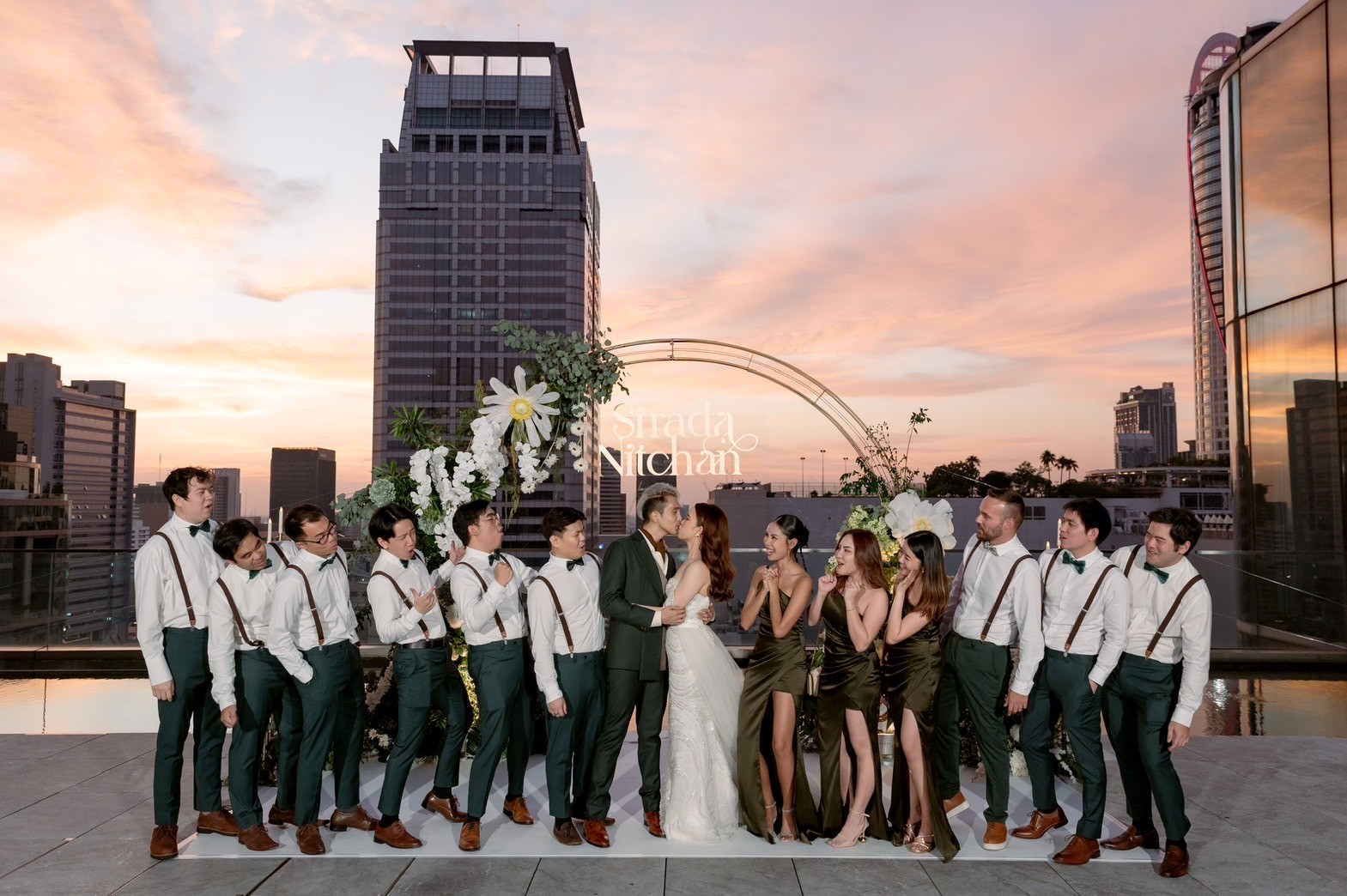 รีวิวแต่งงานวิวระเบียง The Sky Terrace ณ Gaysorn Urban Resort