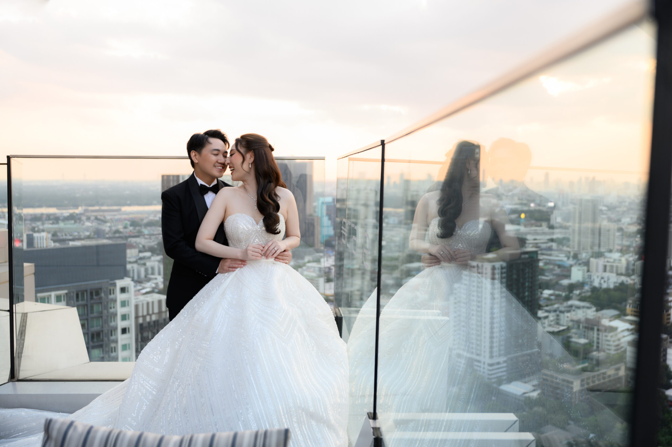 รีวิวแต่งงานกับวิวในยามเย็น ณ Bangkok Marriott Hotel Sukhumvit