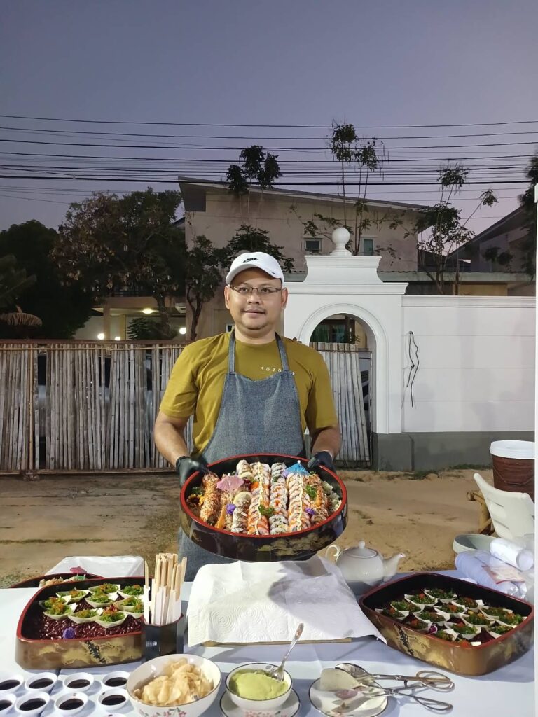 บรรยากาศงาน Staff Party Outdoor ที่ได้เชฟบอยมาปรุงอาหารให้ทานถึงที่