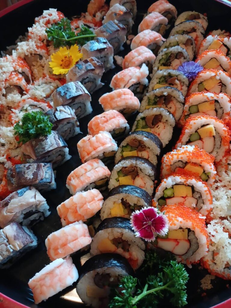 บรรยากาศการจัดซุ้มอาหารนอกสถานที่ในงานเลี้ยงพนักงาน Staff Party Outdoor