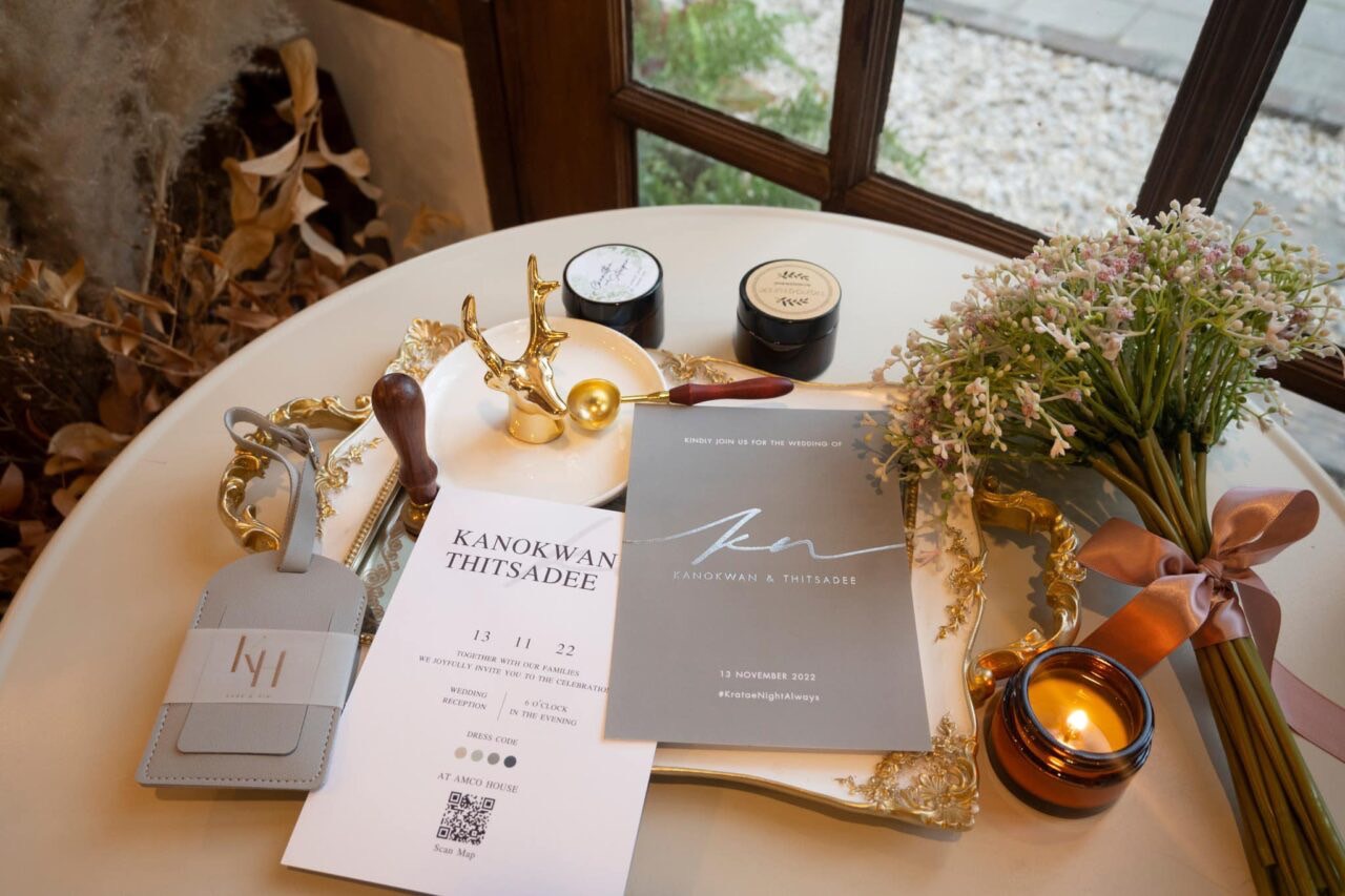 ออกแบบการ์ดแต่งงานในสไตล์ที่ใช่