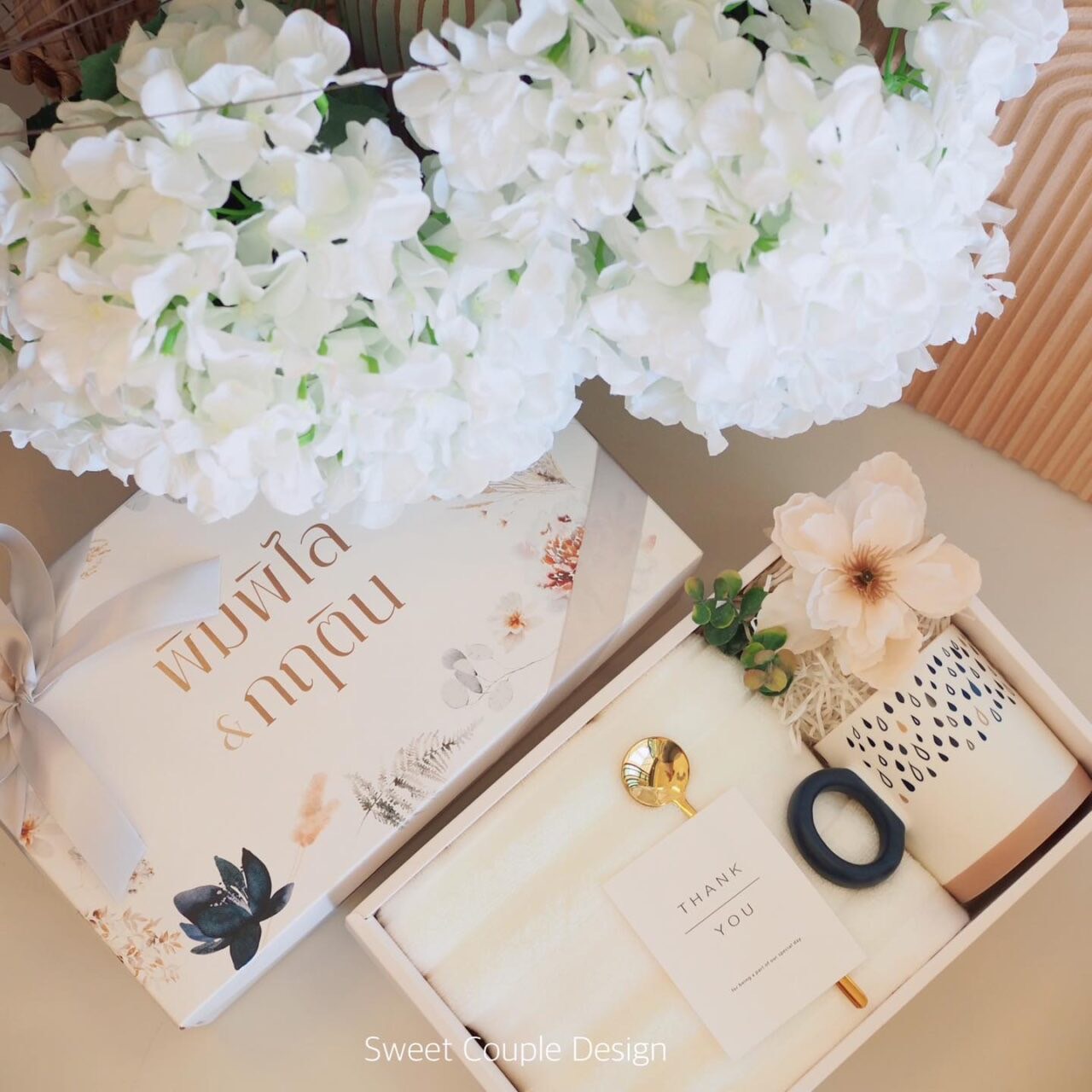 ร้านของชำร่วยที่จับคู่สีได้อย่างลงตัว