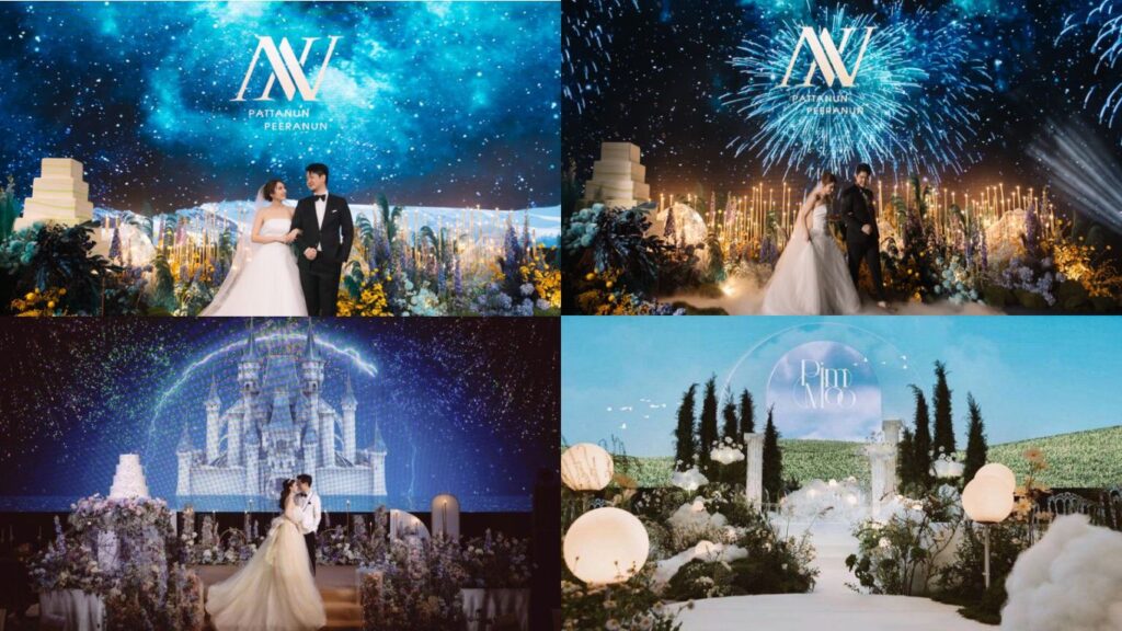 Conrad Bangkok สถานที่จัดงานแต่งงานจอ LED 
